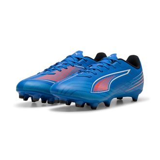 Puma Fussballschuh PUMA ULTRA 6 PLAY FG/AG, Gr. 42,5, weiss (ultra blau, puma wei&szlig;, glowing rot), Synthetik, Schuhe Fussballschuh, f&uuml;r Rasenpl&auml;tze