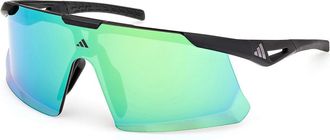 Adidas Sport SP0107 02Q Mens Sunglasses Black Size 99