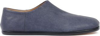 Maison Margiela Tabi leather babouche shoes - men - Rubber/Lamb Skin/Calf Leather/Camel Leather - 41 - Blue
