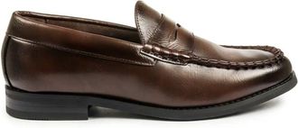 TruClothing Classic Penny Loafers PU Leather Slip-On Dress Shoes