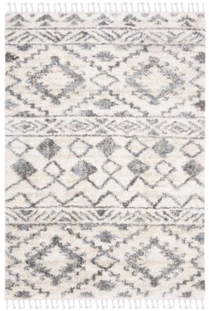 Safavieh Alfombra beige/azul marino 122 x 183 cm