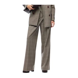 Pinko Pinko - Wide Broeken - Dames - Broeken - Beige - Maat: XL