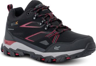 Regatta Womens Holcombe Low III Walking Shoes Water Resistant Padded Durable Hiking Footwear