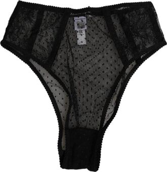 Dolce & Gabbana High Waist Brief Panties - Dames - Onderbroek - Zwart - S - Ondergoed