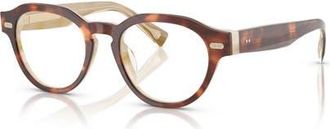Brunello Cucinelli 49mm Phantos optical glasses in Tortoise at Nordstrom