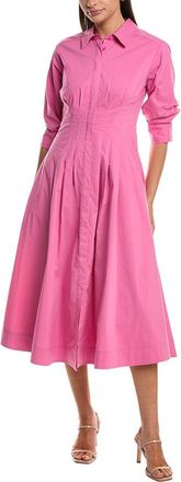 SIMKHAI Simkhai Jazz Pintuck Midi Dress