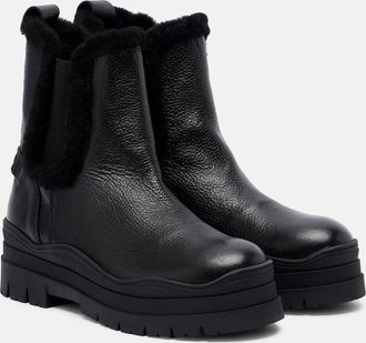 Bogner Arosa shearling-lined leather Chelsea boots