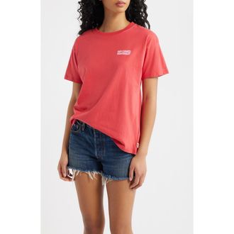 Rip Curl Ocean Break Relaxed Graphic T-Shirt in Red at Nordstrom, Size X-Large