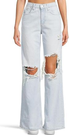 Free People Tinsley Baggy High-Rise Skinny Womens Jeans Ripper : 32, Cotton/Denim