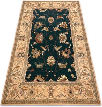 RugsX Rugsx - Alfombra De Lana Polonia Loare Marco Verde Oscuro Green 200x300 Cm