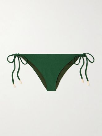 Johanna Ortiz Slip Bikini Con Decorazioni Sagrado - Verde