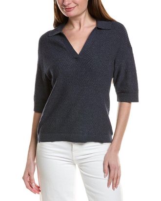 Tommy Bahama Diagonal Stitch Polo Sweater
