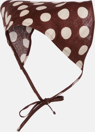 Faithfull The Brand Pa&ntilde;uelo Simona de lino con lunares