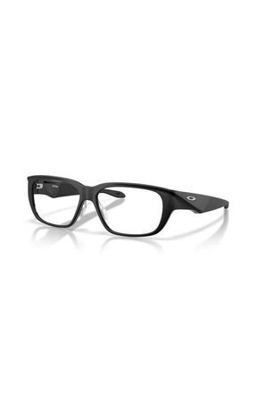 Oakley 56mm Rectangle optical glasses in Black at Nordstrom