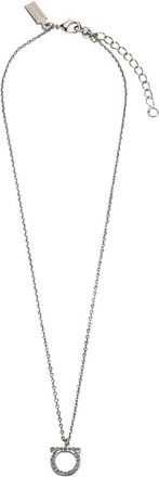 Ferragamo Hook Necklace With Crystals Accessories