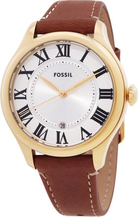 Fossil Gilmore Quartz Silver Dial Ladies Watch ES5397