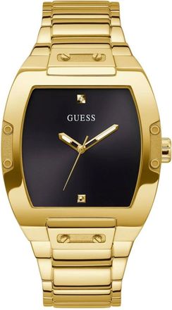 Guess Minimalistische stijl horloge met stalen armband - Heren - Horloges - Geel - ONE Size - Accessoires
