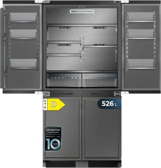 Cecotec Refrigerador Cecotec Bolero Coolmarket 4d Bi 526 Select 526 Litros Total