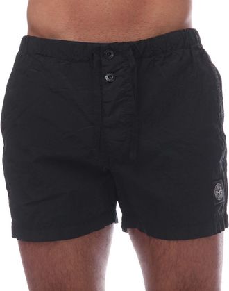 Stone Island Heren-Steen Island short in zwart
