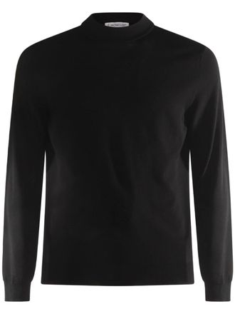 Zanone Black Lupetto Long-Sleeve Boxy Fit Pullover