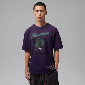 Nike Jordan Mens Jordan Brooklyn T-Shirt in Purple | IZ4031-585