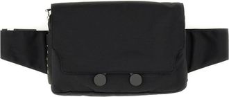 Marni Mens Cityscape Pouch Black Body: Polyamide-Nylon Belt Bags