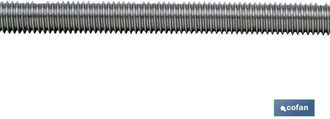 cofan Cofan - Din-975 C-4.8 M-52 Z, Varilla Roscada Din-975, 1 Metro De Longitud, Zincado