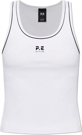 P.E Nation P.E Nation, Dames, Tops, Wit, Maat: XS Nylon