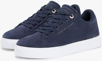 Tommy Hilfiger Womens Suede Cupsole Sneaker - Space Blue - US 6.5 / EU 37