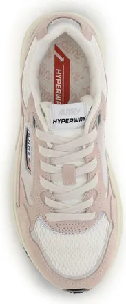 Autry Womens Sneakers Hyperway Bicolour Silk White Bicolour-Silk Upper: Suede Trainers Bicolour/silk