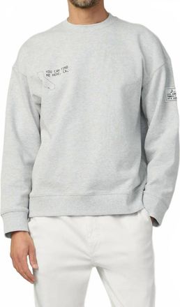Joe's Relaxed Crewneck Sweatshirt In Light Heather Grey