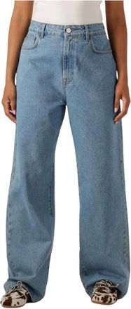 R&oacute;he Jeans, Dames, Blauw, M, Denim, Wide Jeans Leurink Exclusives Baggy Fit Denim