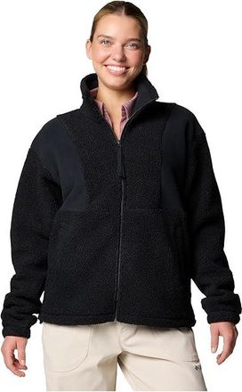 Columbia Panoramatm Full Zip II Womens Clothing Black : XL, Fleece/Polyester