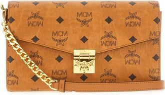 MCM Tracy Schoudertas - Dames - Schoudertassen - Bruin - ONE Size - Katoen - Tassen