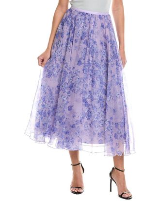 Carolina Herrera A-Line Midi Skirt