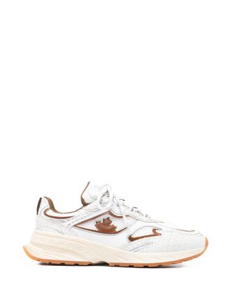 Dsquared2 White Textured Upper Sneakers