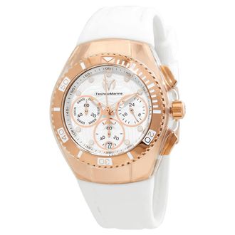 Technomarine Cruise Chronograph Quartz White Dial Ladies Watch TM-120047