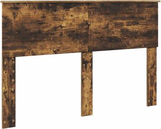 vidaXL Cabecero Roble Ahumado 150 Cm Madera Contrachapada Vidaxl
