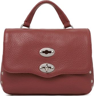 Zanellato Postina Leren Handtas - Dames - Handtassen - Rood - ONE Size - Leer - Tassen