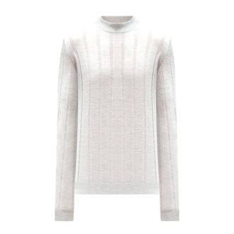 Brunello Cucinelli Maglia - male - Brunello Cucinelli - Round-neck Knitwear - Gray - 3XL - Knitwear