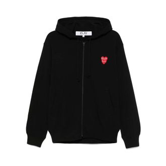 Comme Des Garçons Hombre, Sudaderas, Negro, Talla: XS