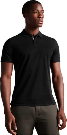 Ted Baker Heren Zeiter Katoenen Polo Shirt (Zwart)