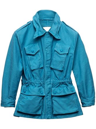 Prada Katoenen safari jack - Blauw