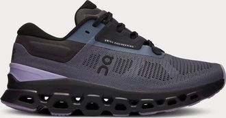 On Womens Cloudstratus 3 Running Shoes In Metal Wisteria