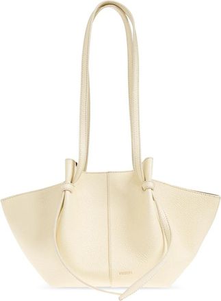 Yuzefi Mochi Bag - Dames - Schoudertassen - Geel - ONE Size - Leer - Tassen