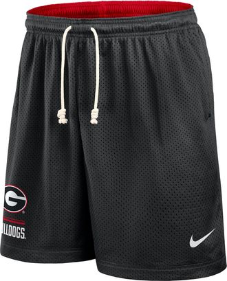 Nike Georgia Courtside Nike Mens Dri-FIT College Reversible Shorts in Black | 03BF053YGBN-11C