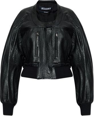 Jacquemus Leather Jacket tore