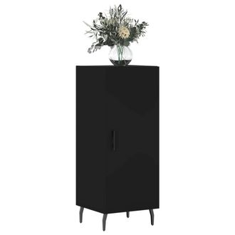Berkfield Home Sideboard Black 34.5x34x90 cm Engineered Wood