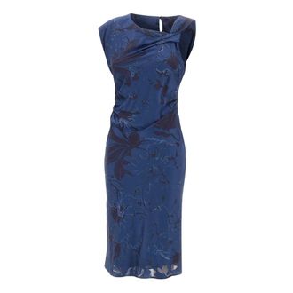 Kaos Midi Dresses, female, Blue, Size: S Icona Midi Dress