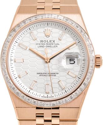 Rolex Land Dweller Automatic Chronometer Bagutte Watch M127285TBR-0002